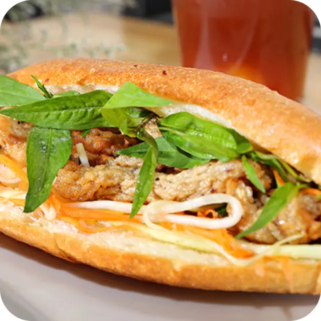 Kimvy Kitchen Shredded Pork & Skin Sandwich menu image