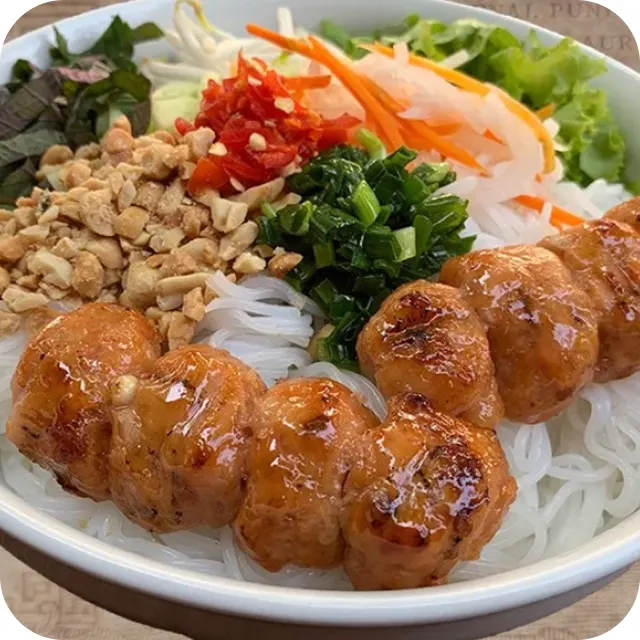 Kimvy Kitchen Vermicelli w/Grilled Meat Roll menu image