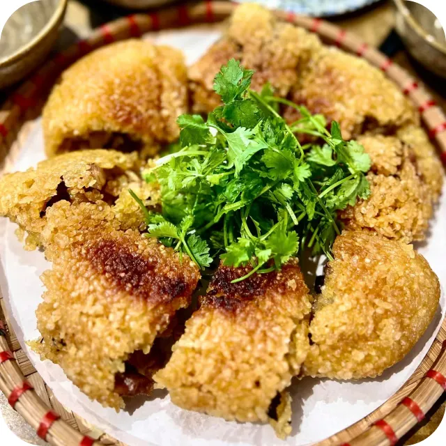 Kimvy Kitchen Vietnamese Chicken w/Fried Sticky Rice Cake menu image