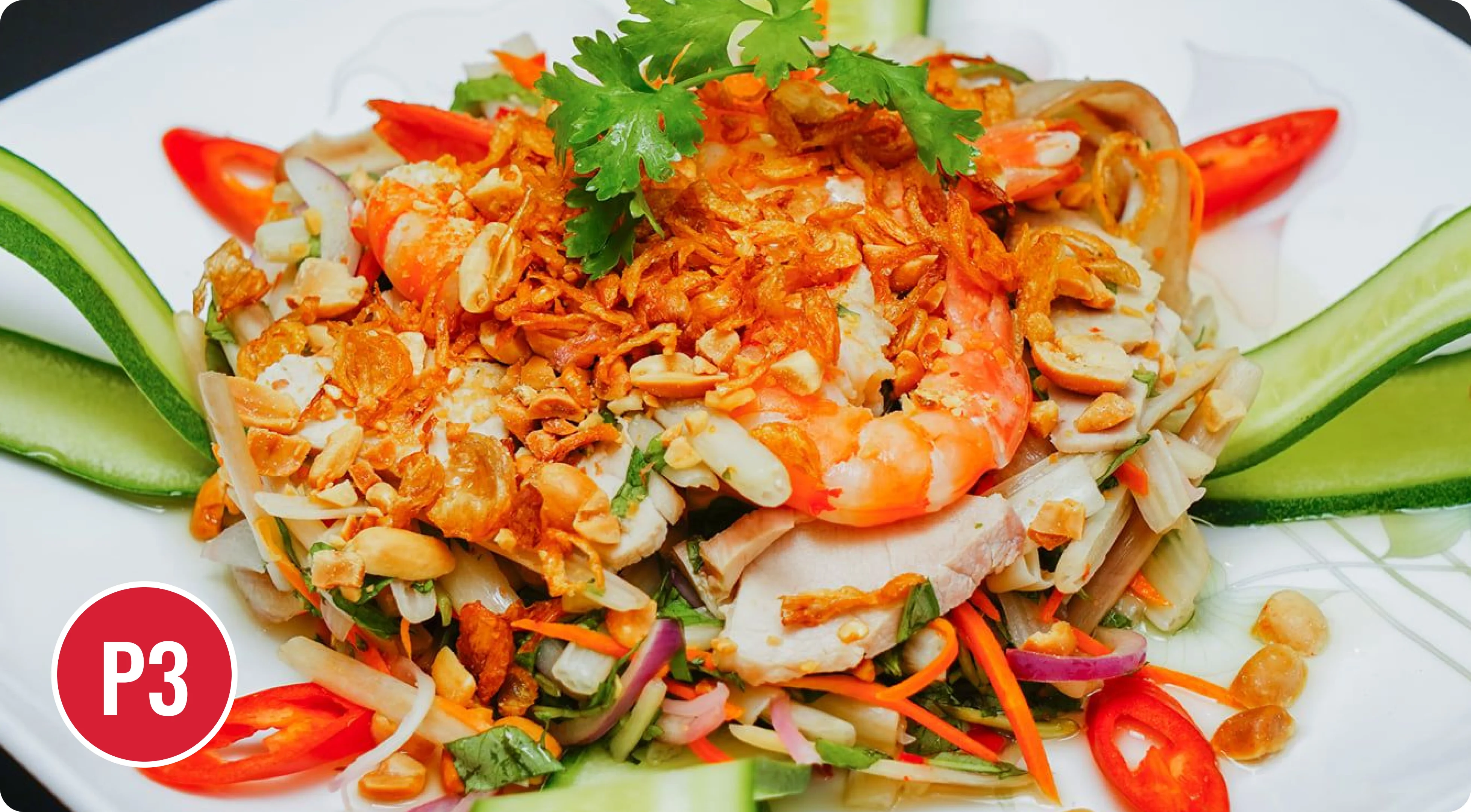 Lotus Stem and Shrimp Salad